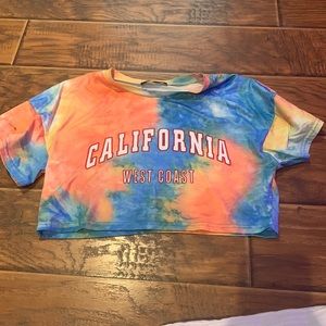 tie dye California top